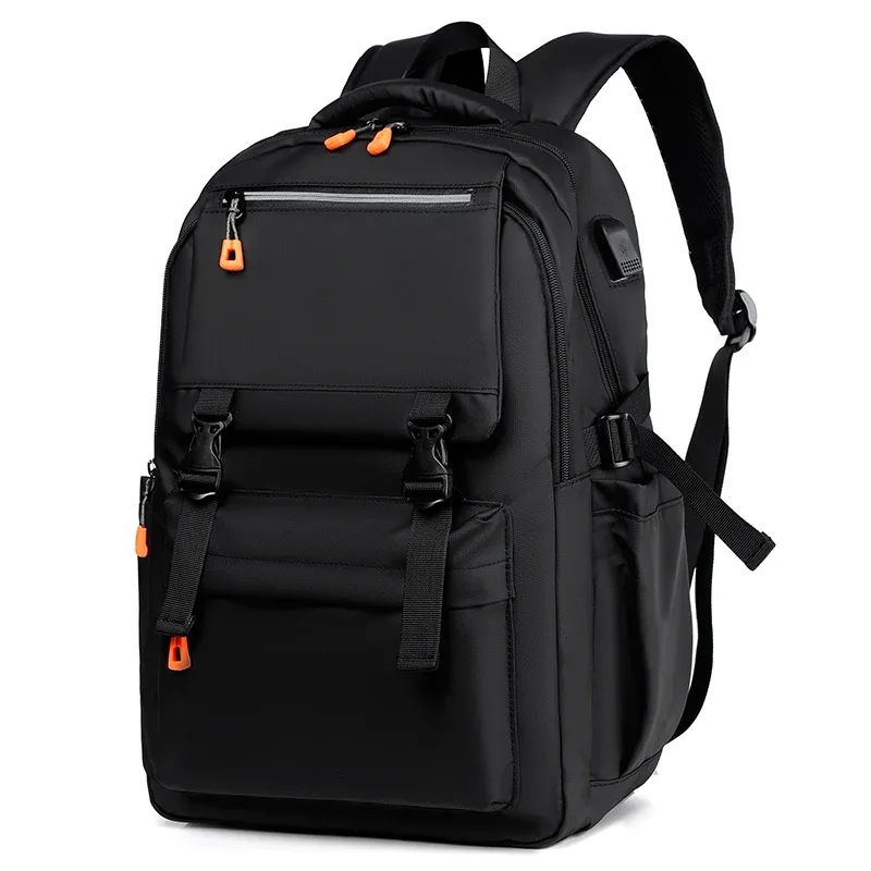 sac à dos tendance pour ordinateur portable multi-boucles pour hommes pour les aventures en plein air et la vie urbaine