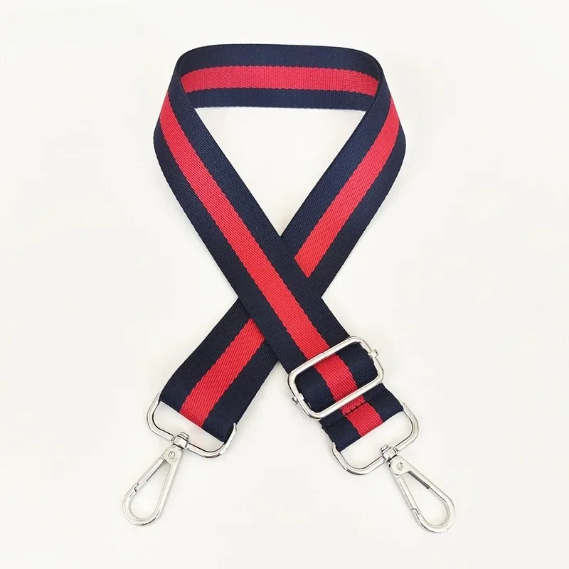 nouveau sac à bandoulière accessoires coloré polyvalent simple épaule portée oblique sac large étendu sangle rayée réglable