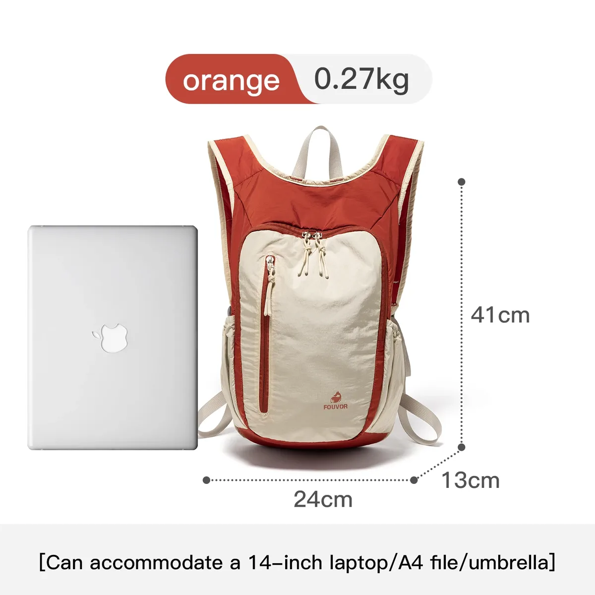 fouvor – sac à dos léger pour femmes, hydrofuge, résistant aux rayures, pour randonnée en plein air, alpinisme, sport, voyage, 3068-05