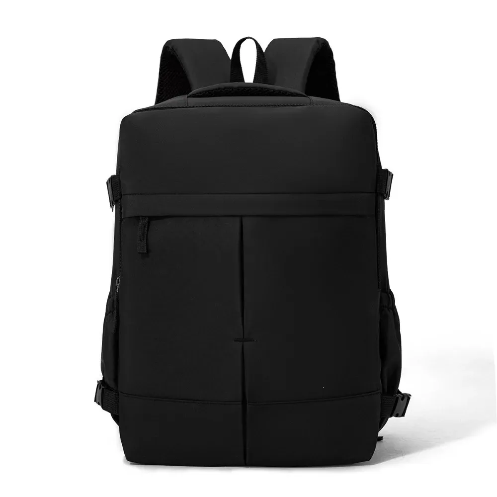 sac à dos de voyage grande capacité, léger, compartiment séparé pour ordinateur portable, ouverture à clapet, sangles de compression latérales