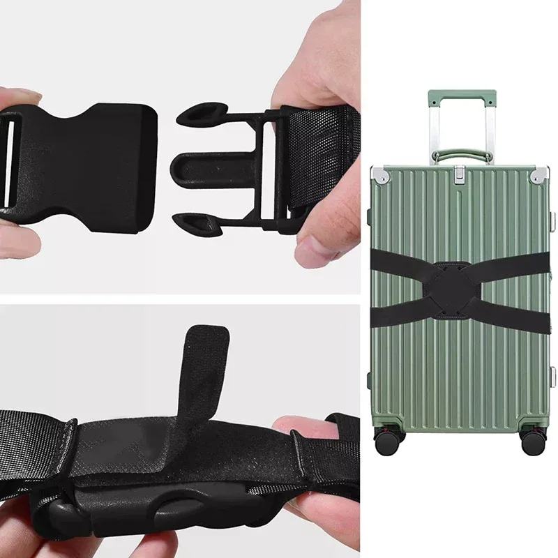 sangle de fixation élastique réglable pour valise, bande de cerclage, sangle de fixation sécurisée, antivol, ceinture de regroupement pour voyage