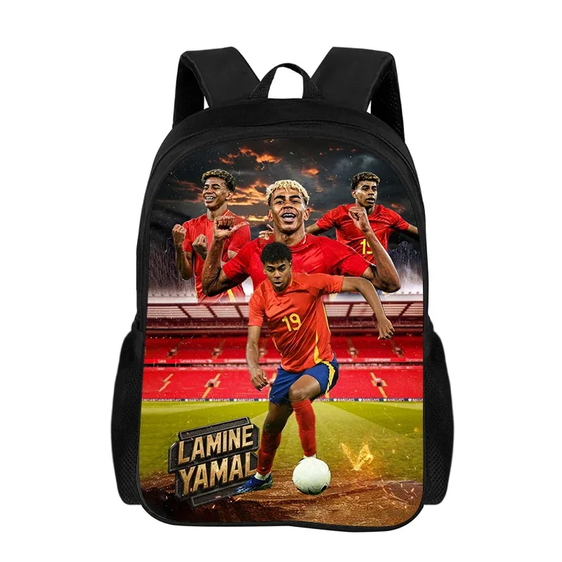 sac à dos l-lamin yamal pour enfant, léger, sac à dos pour enfant, meilleur cadeau, star du football, école, sac à dos de grande capacité