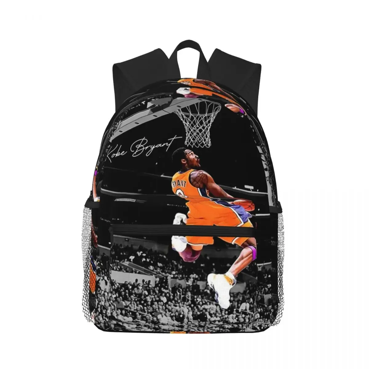 kobe bryant étudiant sac à dos sac d'école randonnée voyage sac à dos pour hommes femmes mode bookbag sacs à bandoulière