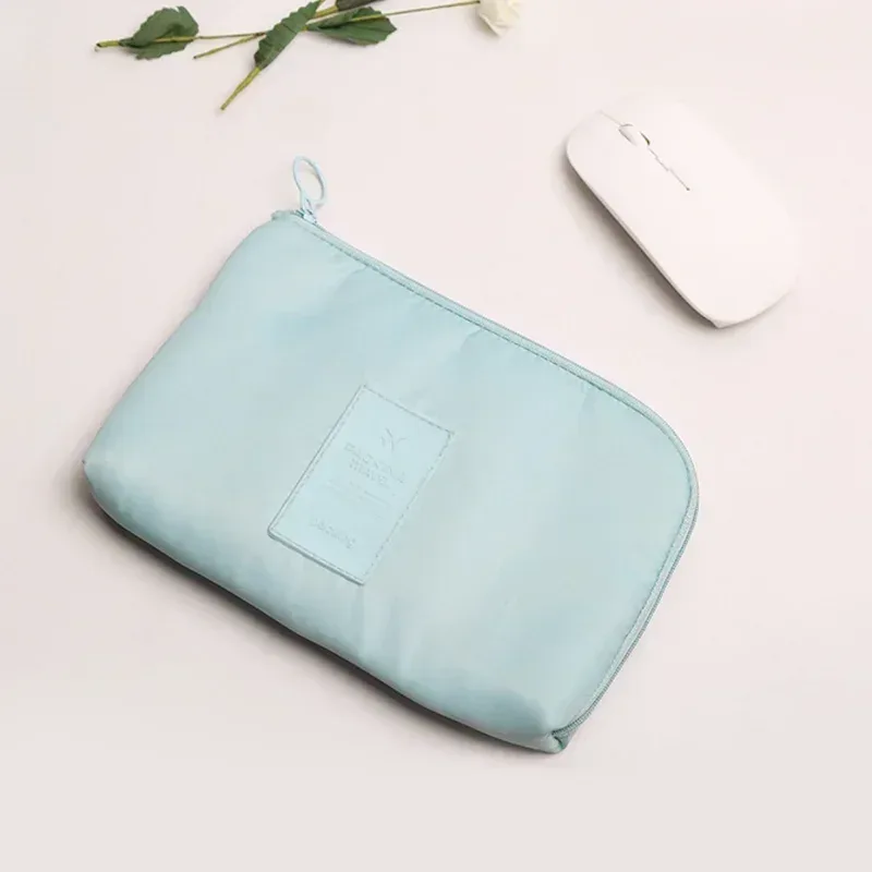 sac de rangement de câble de données pour écouteurs portable pour femme, trousse de maquillage, sac à main multifonction, sac de voyage pour casque