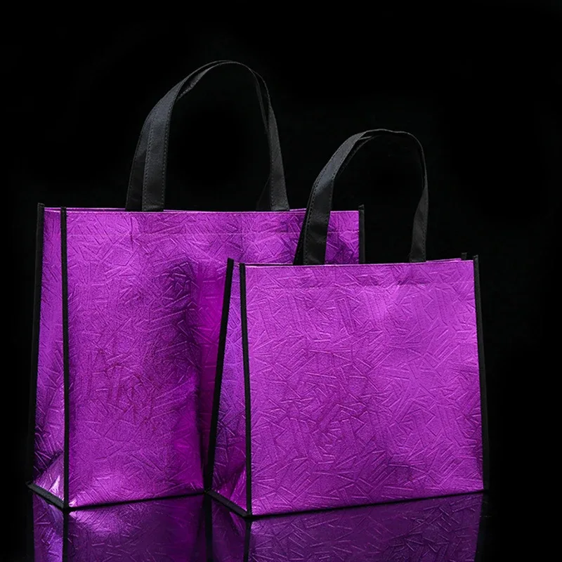 sac de courses réutilisable pour femmes, sacs de rangement de voyage en toile de grande capacité, sac à main à paillettes laser pour épicerie, fourre-tout en toile écologique