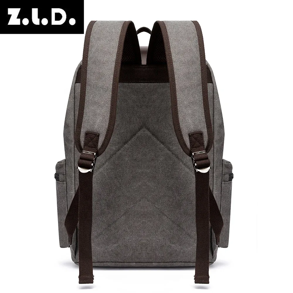 sac à dos rétro en toile pour hommes, grande capacité 20-35l, sac antivol, résistant à l'usure, pour adolescents, livraison directe
