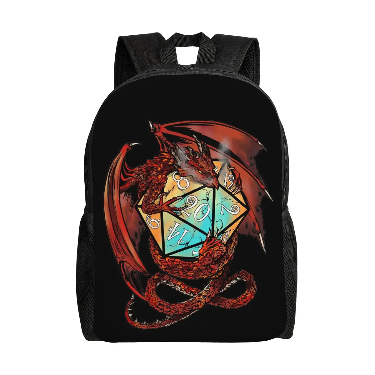 sac à dos dungeon dragon dnd pour hommes et femmes, sac à dos cool pour étudiants et professionnels, sac à bandoulière pour ordinateur portable, cadeau