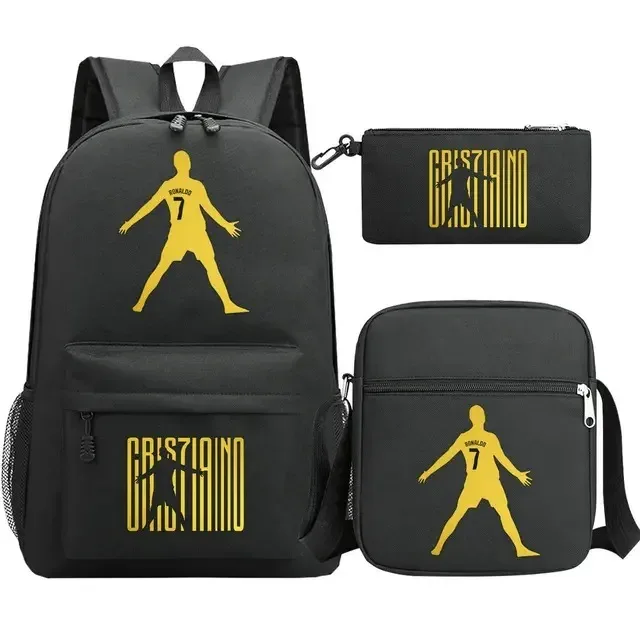 sac à dos imprimé cr7, sac à dos de sport, de football, décontracté, pour femmes et hommes, sacs d'école pour ordinateur portable, sacs d'école harajuku, sacs de voyage pour femmes et hommes