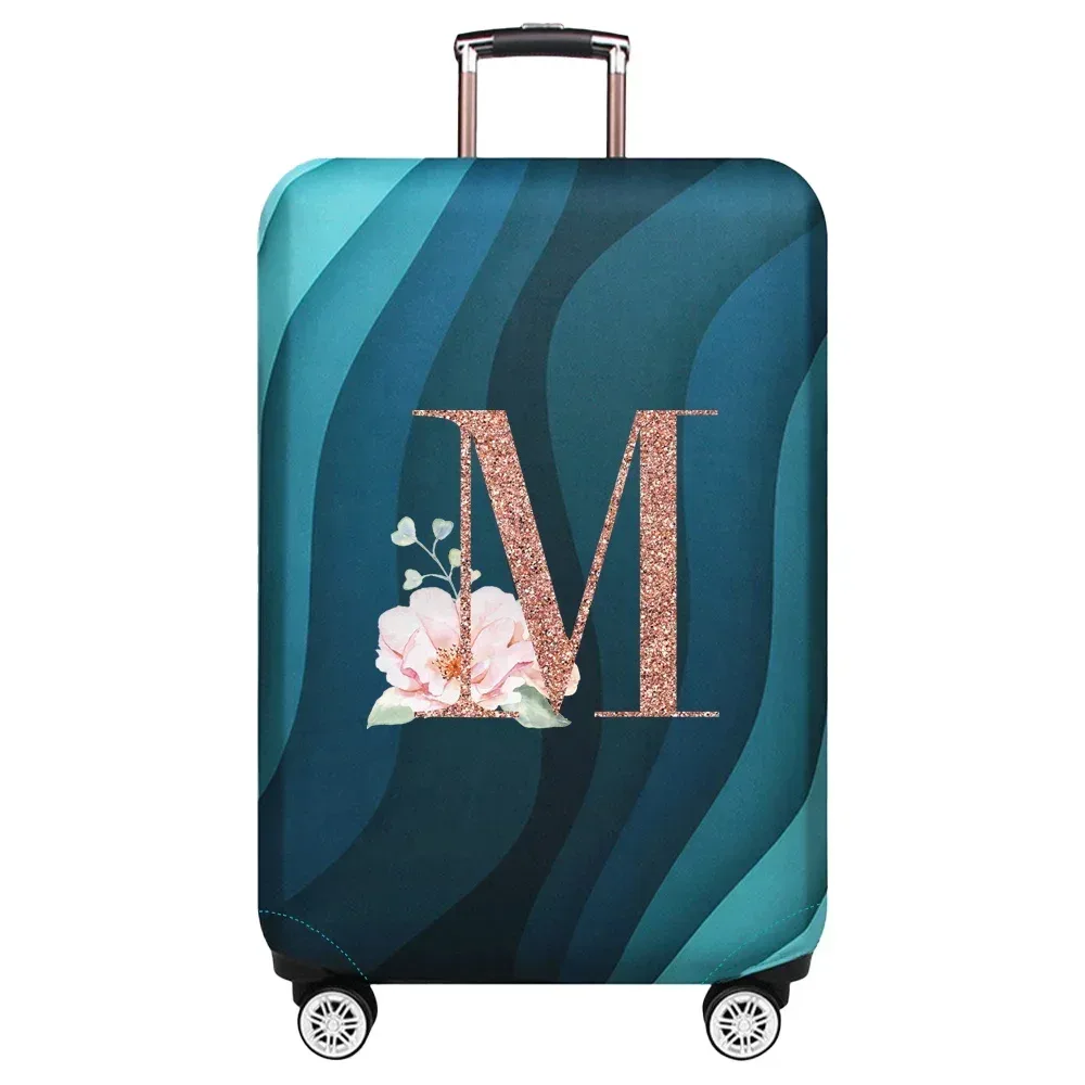 housse de protection élastique pour valise de voyage, série rose gold, adaptée aux valises de 18 à 32 pouces