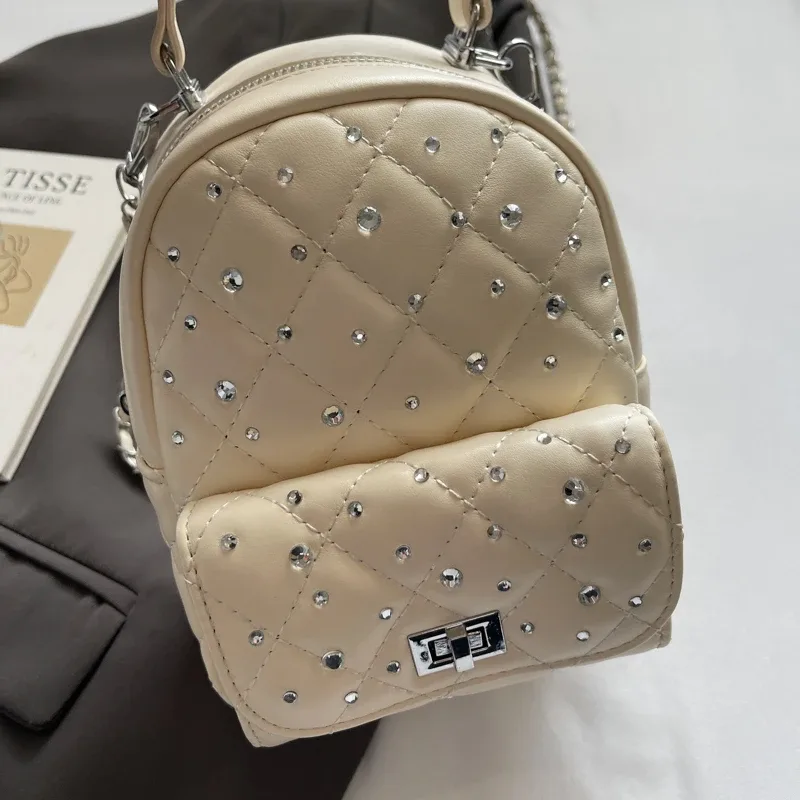 mini sac à dos en pu pour filles, carillon d'université, sac de voyage mignon, mode féminine, nouveau