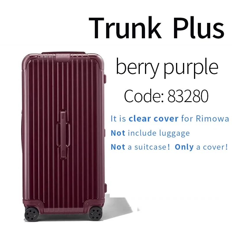 housse transparente applicable pour rimowa clear essential trunk plus housse de protection pour valise 33 pouces housse de bagage rimowa