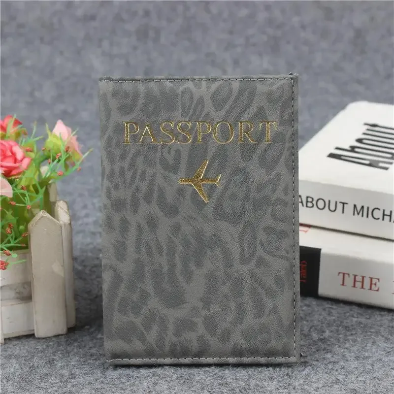 housse de passeport en cuir pu pour hommes et femmes, organisateur, porte-cartes de protection, couvertures de documents d'identité, étui de passeport de voyage, 1 pièce【smq】