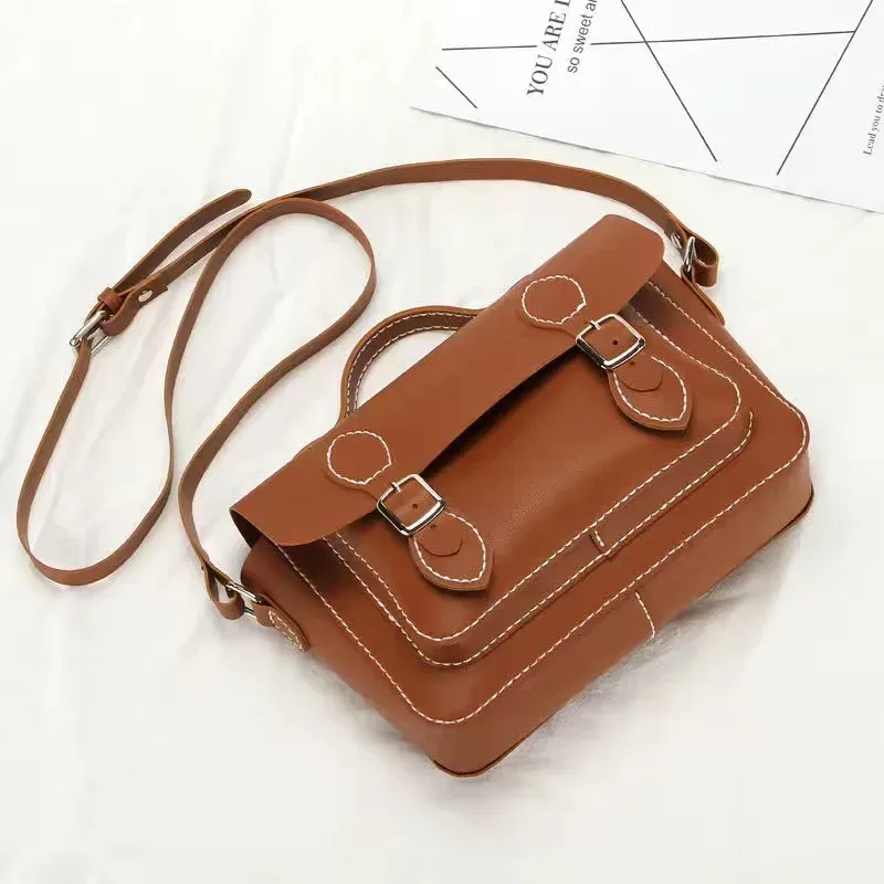 kit de fabrication de sacs à main, sacoche cambridge, sac à bandoulière cousu à la main, matériau en cuir pu, ensemble fait maison