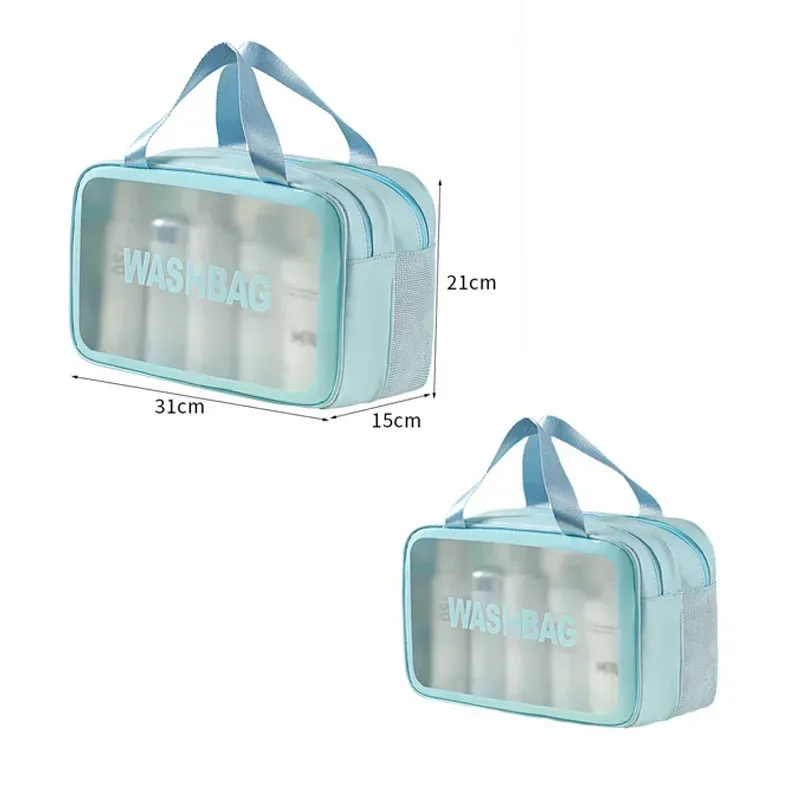 sac de maquillage séparé pour articles humides et secs, trousse de toilette portable, sac de rangement grande capacité pour essentiels de voyage, fitness et natation