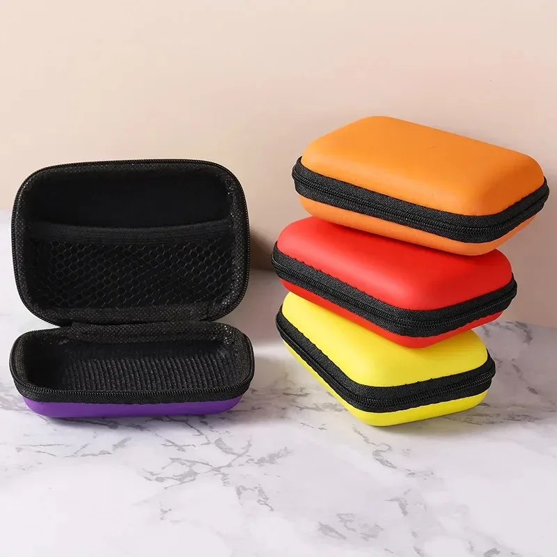 pochette multifonctionnelle à fermeture éclair pour câble usb et disque u, organisateur de rangement de protection, mini disque dur, sac de voyage pliable
