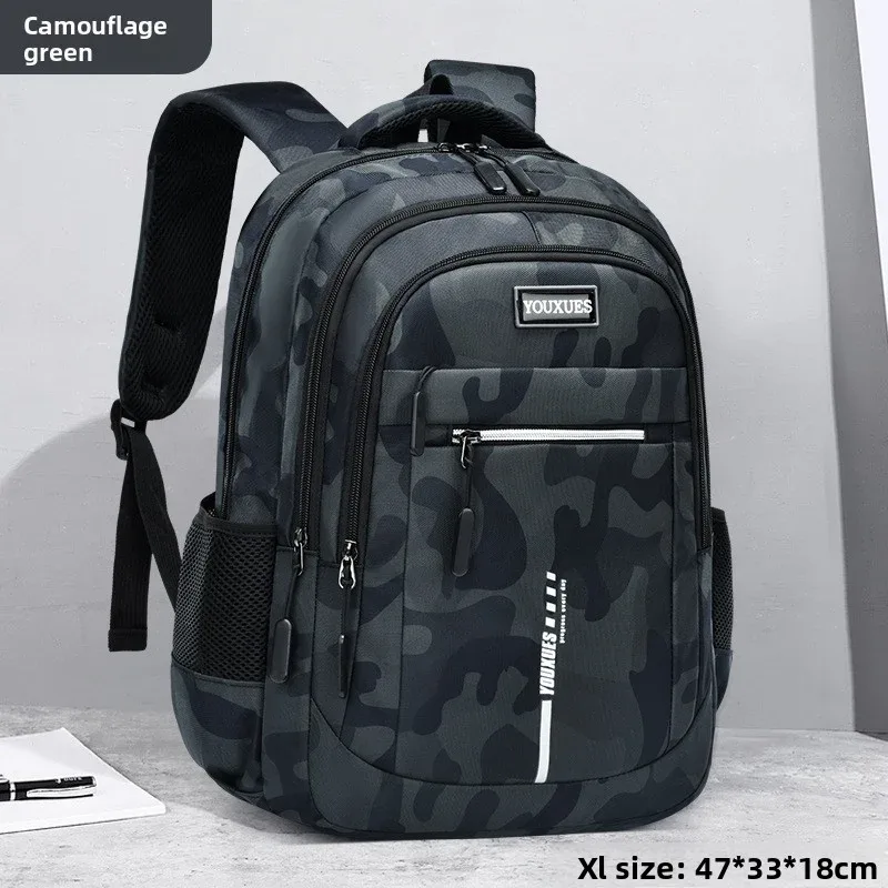 sac à dos camouflage imperméable 2026 pour ordinateur portable, sac à dos de voyage pour homme, sac à dos oxford pour femme, sac d'école moderne pour homme, mochila