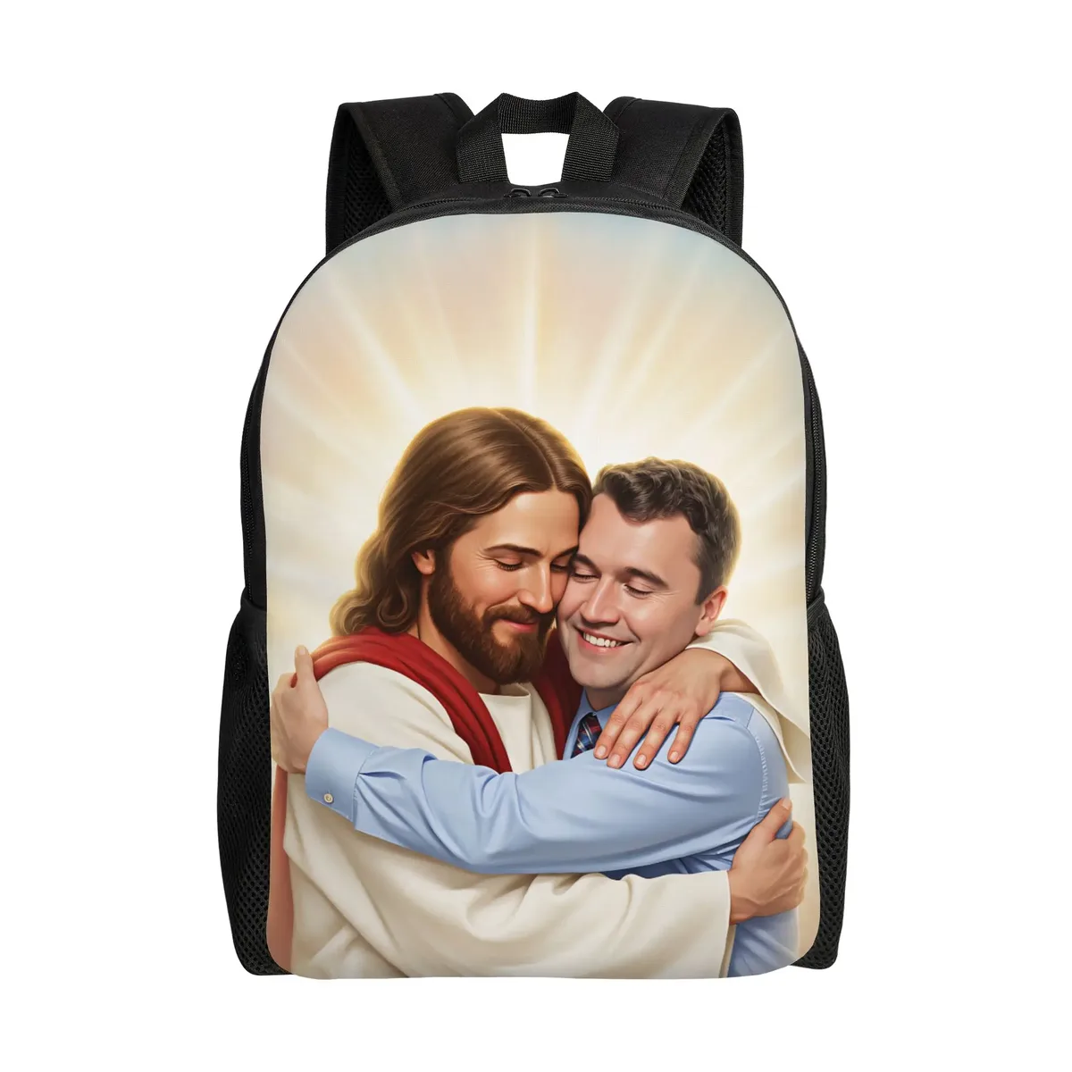 sac à dos charlie kirk angelic advocate kawaii, sacs à dos légers pour garçons, sacs de sport pour lycée, sac à dos design