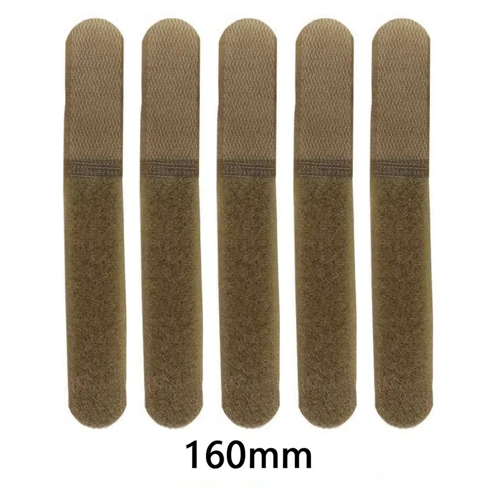 5 pièces sangles en nylon auto-agrippantes 120/160 mm pour fixation de cordons, attaches de câbles et organisation de sacs à dos