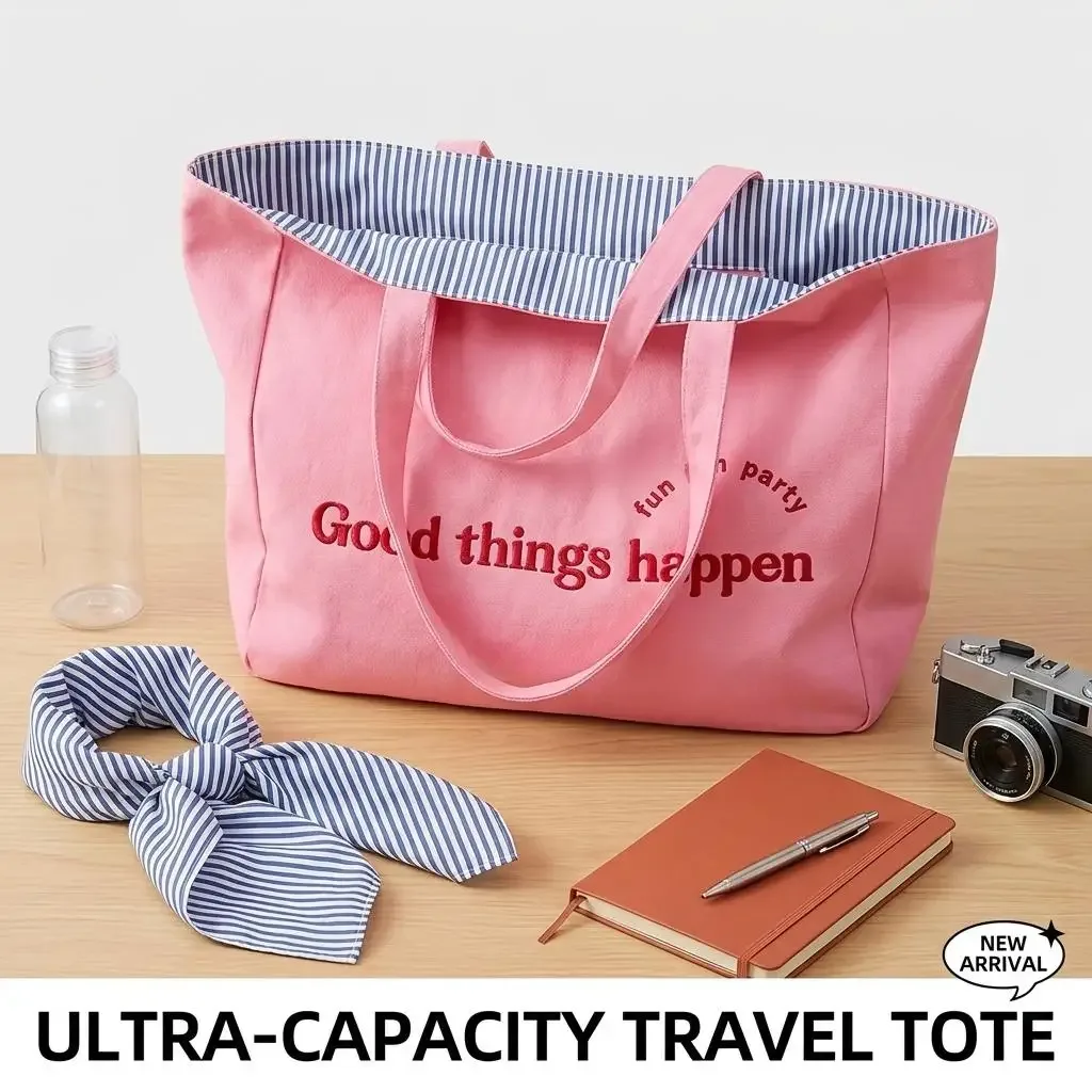 Sac fourre-tout en toile à rayures, grand sac de plage à bandoulière, sac à main en tissu doux, esthétique décontractée, sac de shopping et de voyage pour femmes