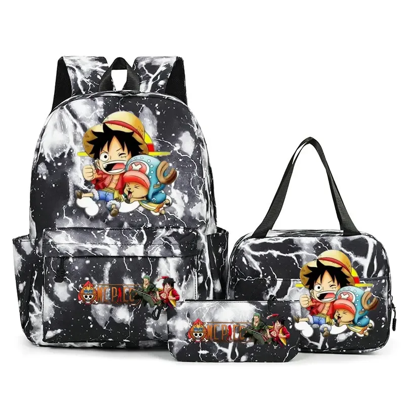 sacs à dos one piece pour étudiants, sacs d'école pour adolescents, hommes et femmes, sac fourre-tout, pochette, sacs à dos en nylon, sacs de voyage