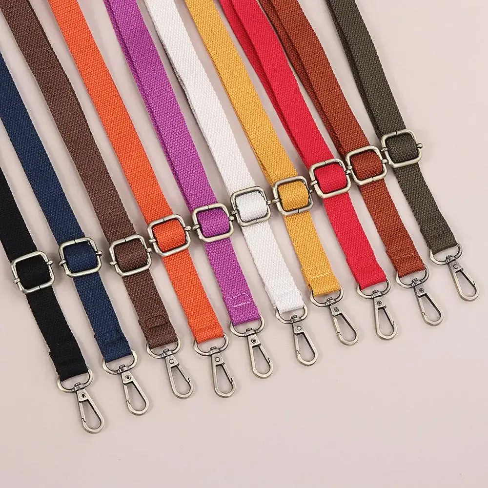 sangle de sac à dos en toile de 130 cm couleur bonbon, accessoires pour sac à bandoulière, chaîne de sac à main, ceinture de sac