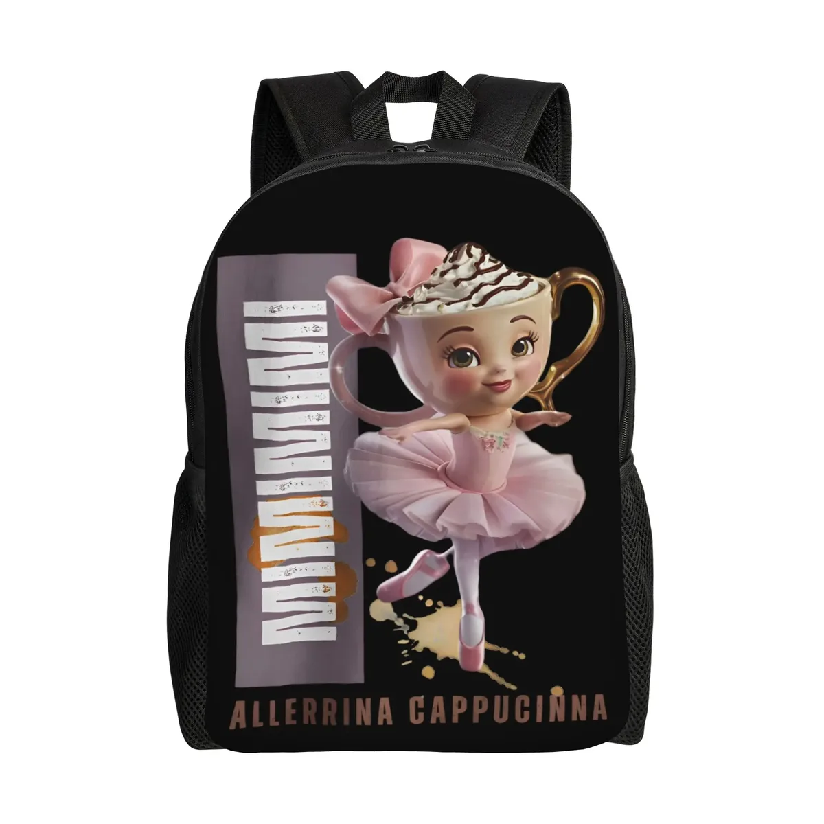 sac à dos tendance et durable pour étudiants et professionnels, motif meme 'strawberry elephant italian brainrot', amusant, pour hommes et femmes, sac à bandoulière pour ordinateur portable