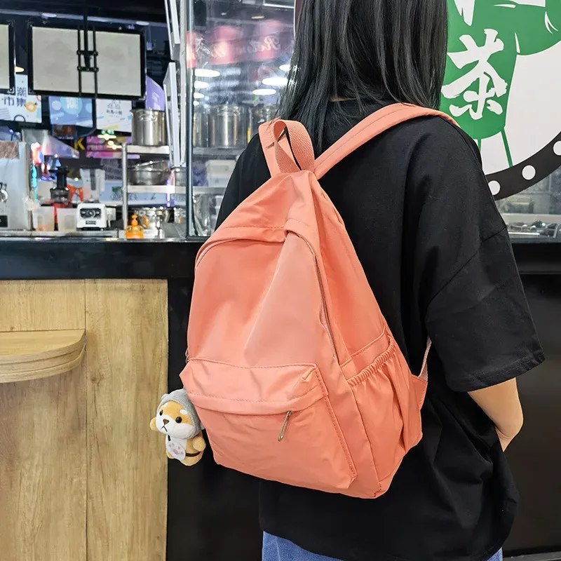 sac à dos en toile pour femmes, sac à bandoulière antivol, nouveau sac d'école pour adolescentes, sac à dos d'école pour filles