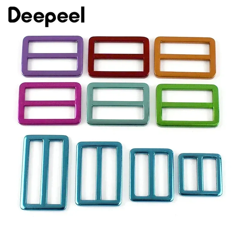 5/10 pièces 20/25/32/38mm métal tri-glide curseur fermoir sac sangles boucles sac à main sac à dos sangle ajuster boucle bricolage sacs accessoires