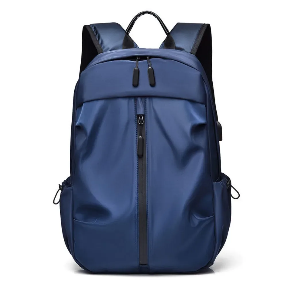 nouveau sac à dos polyvalent en nylon gris, noir, bleu, grande capacité, sac pour ordinateur, sac d'école lavable, pour hommes et femmes