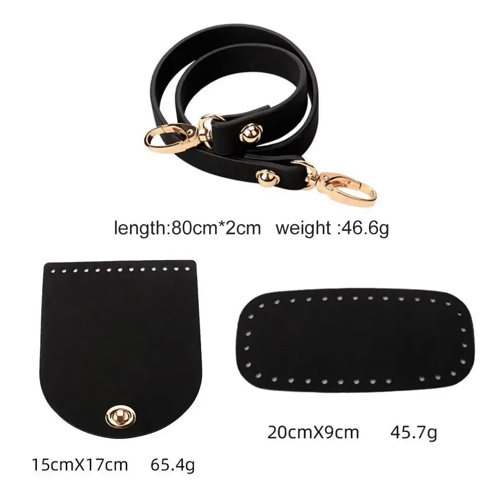 sac à main astronomique en cuir pu, sangle initiée, ensemble tissé pour bricolage, accessoires de sac à dos faits à la main, 1 pièce, 3 pièces