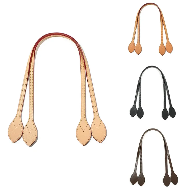 ceinture en cuir tanné végétal de 60cm, bretelles d'épaule de remplacement de bande de ceinture en cuir véritable pour sac à main féminin, poignée de sac à dos