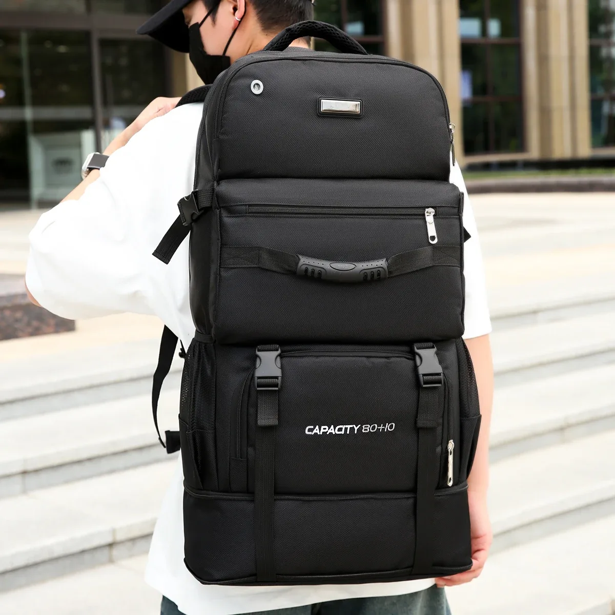 sac à dos pour homme, sac à dos de très grande capacité de 90 litres, sac de voyage, sac de voyage décontracté pour le camping en plein air, les voyages d'affaires, les sports, les voyages en montagne, le sac d'école