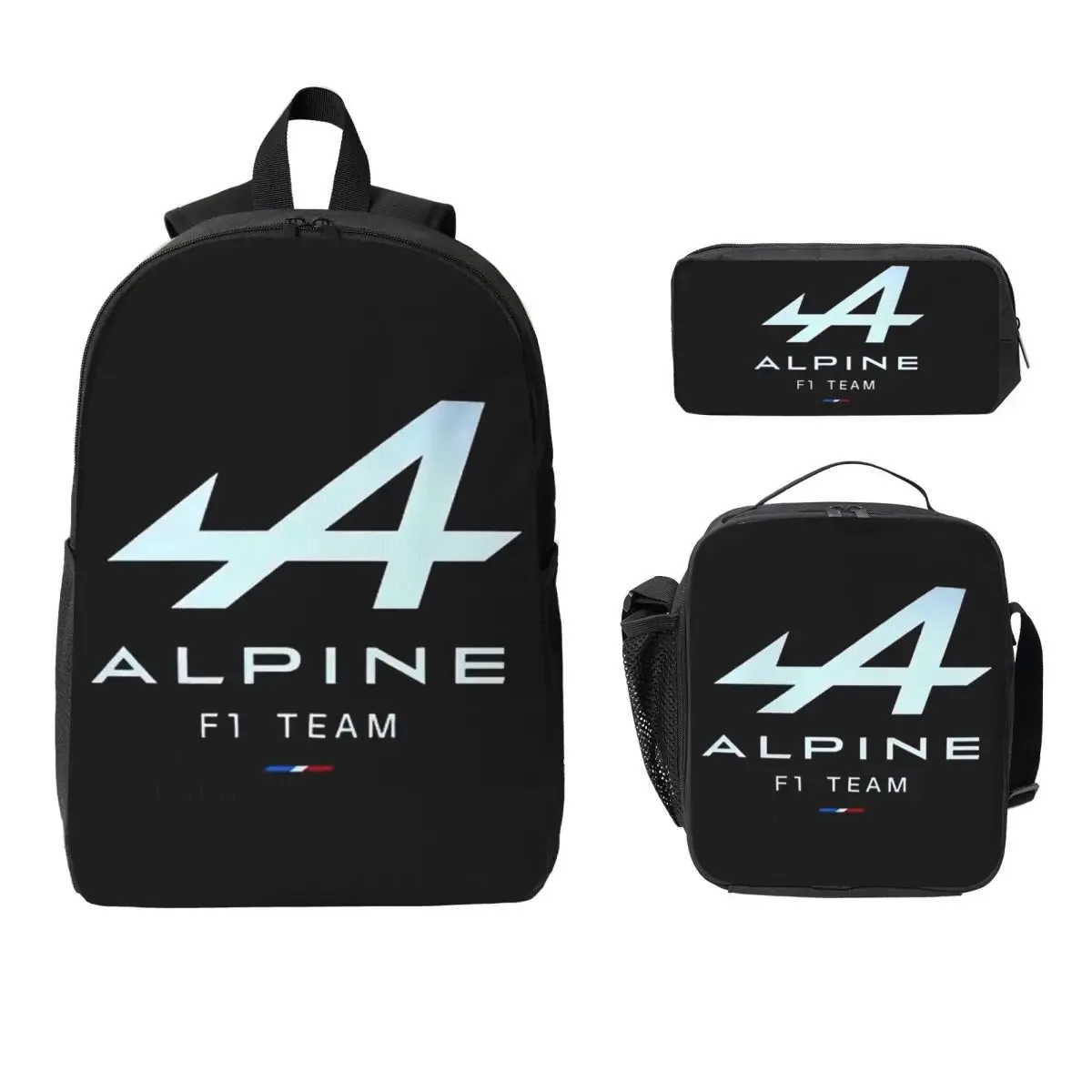 alpine team – sac à dos pour étudiants, garçons et filles, cartable d'école, sacs à bandoulière pour ordinateur, sac à déjeuner isolé 3ps, trousse à crayons