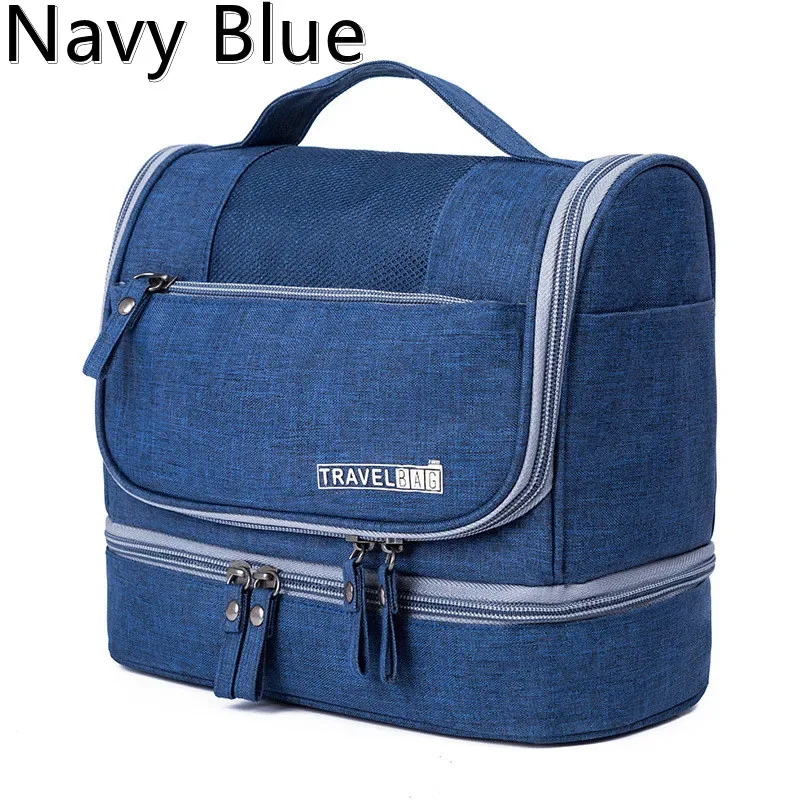 oxford-trousse de maquillage de voyage pour hommes et femmes, trousse de toilette lavable, accessoires de la présidence