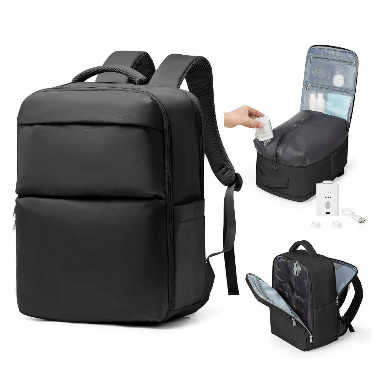 sac à dos de voyage sous vide, sac de cabine ryanair 40x30x20, sac à dos pour ordinateur portable, bagage à main pour hommes et femmes, sacs de voyage sous vide