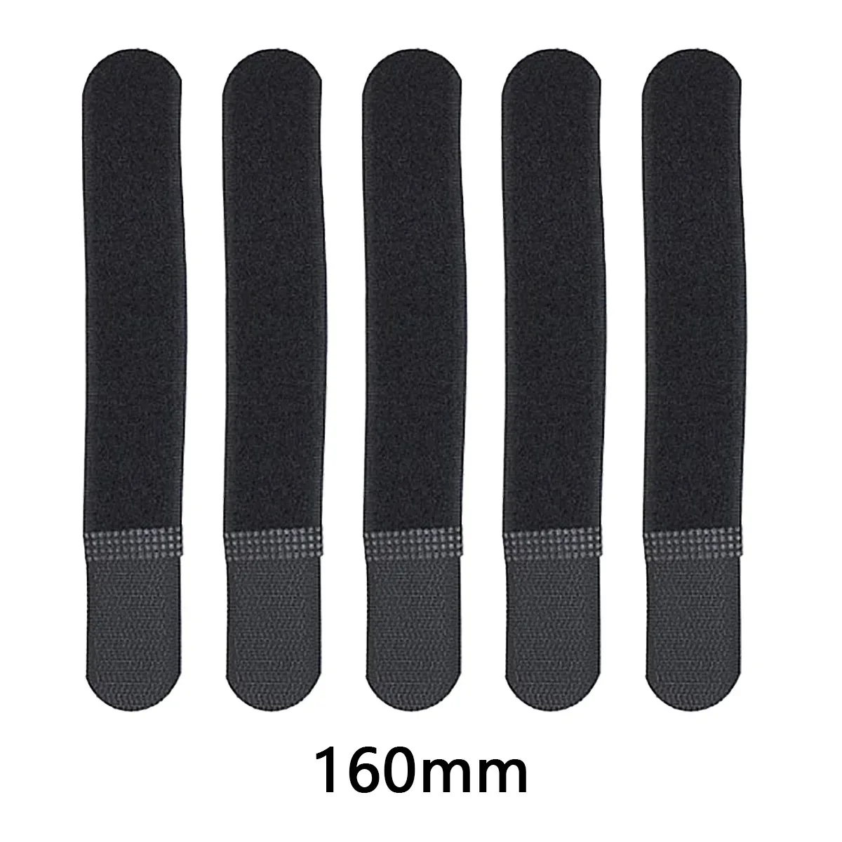 sangles d'attache de câble en nylon réutilisables, avec attache à boucle à crochet, pour organisateur de sac à dos, poignée de cordon, boucle d'emballage, fixation de sangle