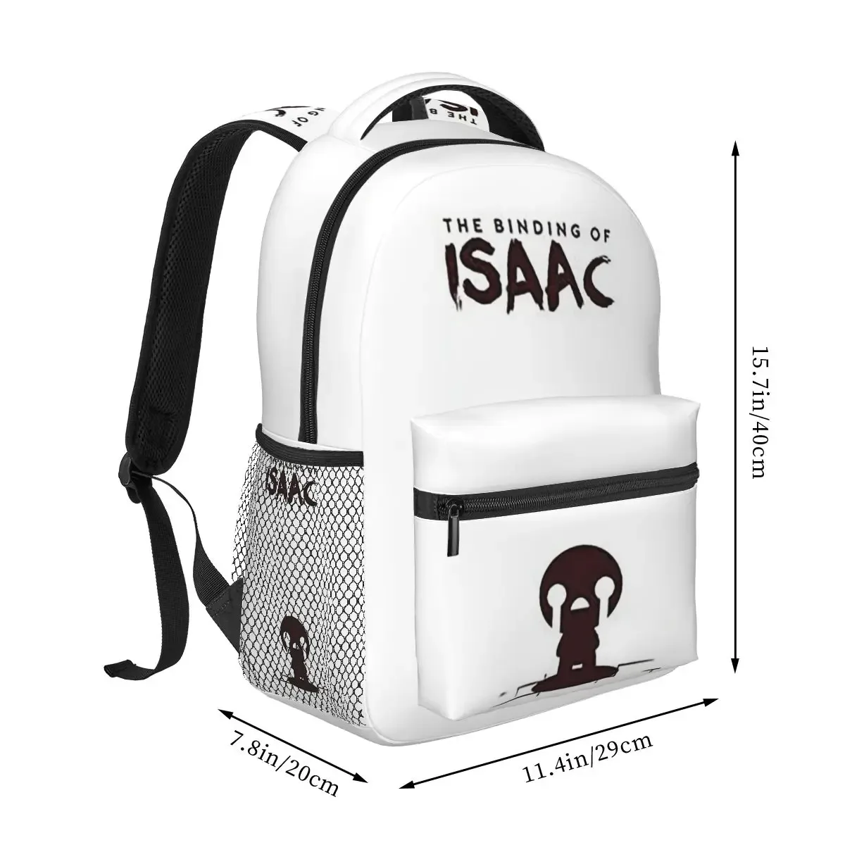sac à dos imprimé game the binding of isaac, sac à livres pour étudiants, garçons et filles, sac d'école pour enfants, sacs à bandoulière pour ordinateur portable pour hommes et femmes