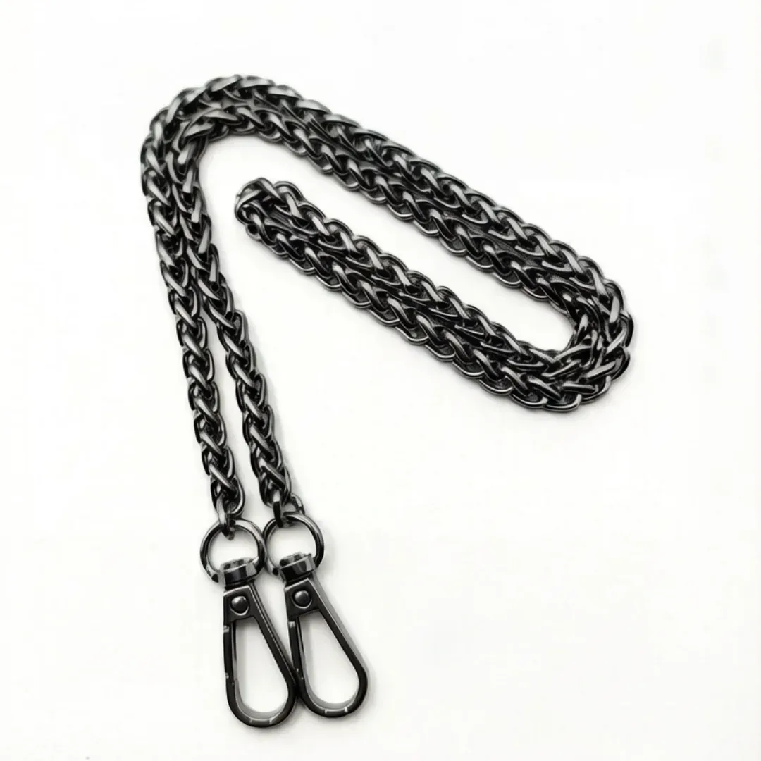 chaîne de sac en aluminium métallique, pièces de rechange et accessoires pour sac à bandoulière tissé à la main, accessoires de quincaillerie diy faits à la main