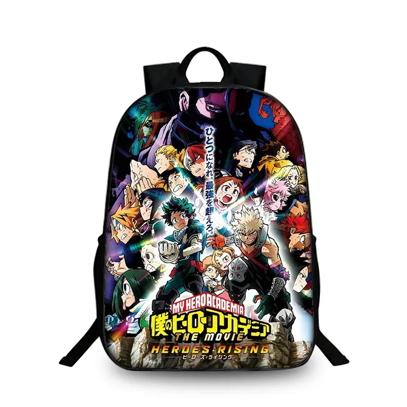 sac à dos my hero academy pour élèves du primaire et du secondaire