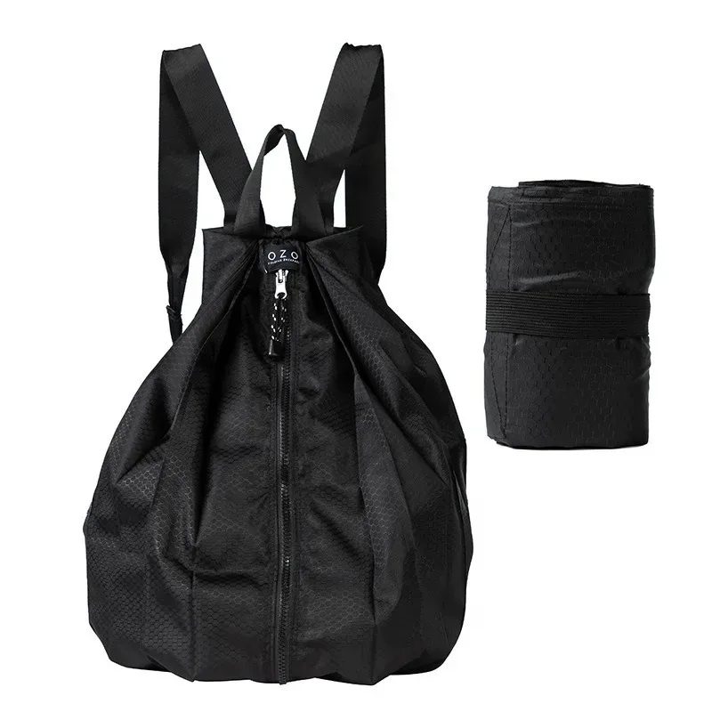 sac à dos pliable simple de grande capacité, pour voyages en plein air, pique-niques, camping, portable, épais, imperméable, sac à dos de sport pliable