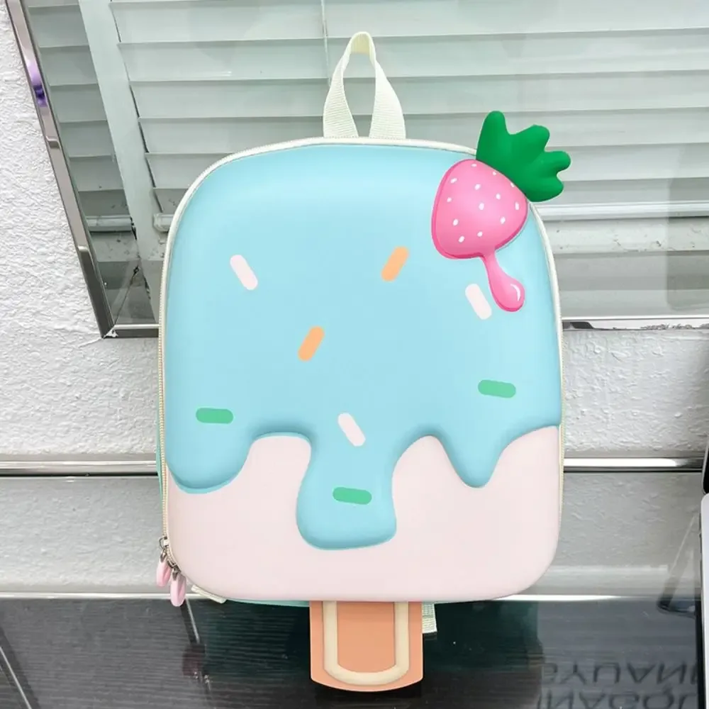 sac à dos mignon de haute qualité en forme de crème glacée, grande capacité, sac à dessert léger et portable pour enfants