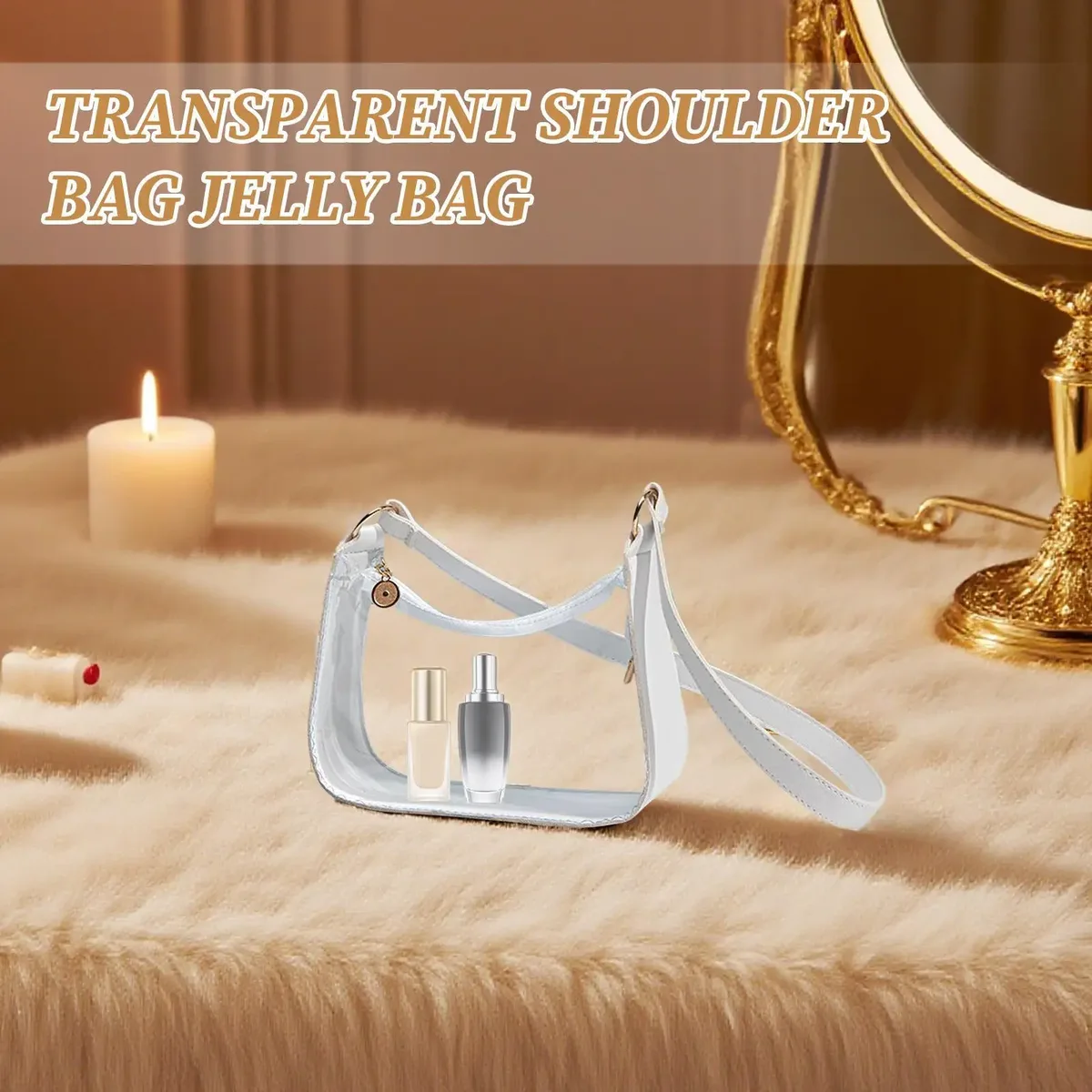 sacs à main transparents pour femmes, sacs fourre-tout transparents avec bandoulière réglable, sacs à main transparents pour femmes, concerts, festivals, événements, plage