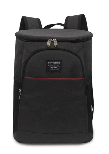 denuoniss 20l sac à dos isotherme thermique multicouche sac à dos isolé étanche sac anti-fuite pique-nique en plein air et ouvre-bouteille
