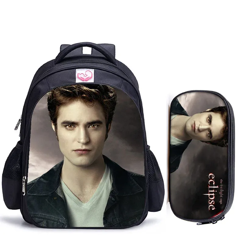16 pouces crépuscule sac à dos pour adolescentes garçons livre sac mochila sac de voyage enfants école sacs à dos