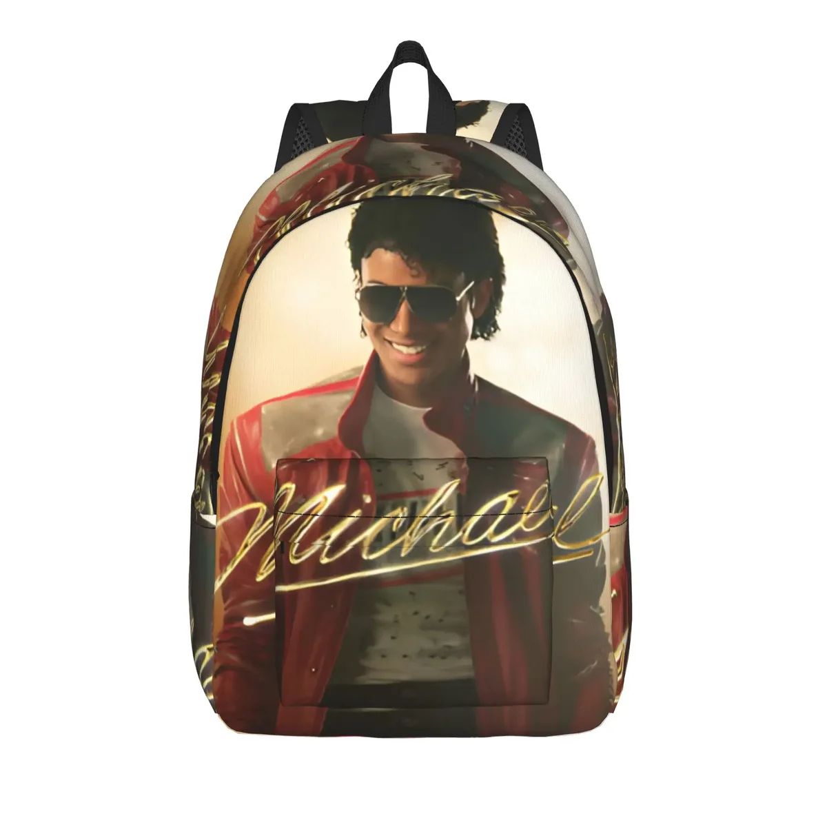 sac à dos michael jacksons musical movie 2026, sac à dos pour lycée et affaires, pour hommes et femmes, sacs en toile pour ordinateur portable