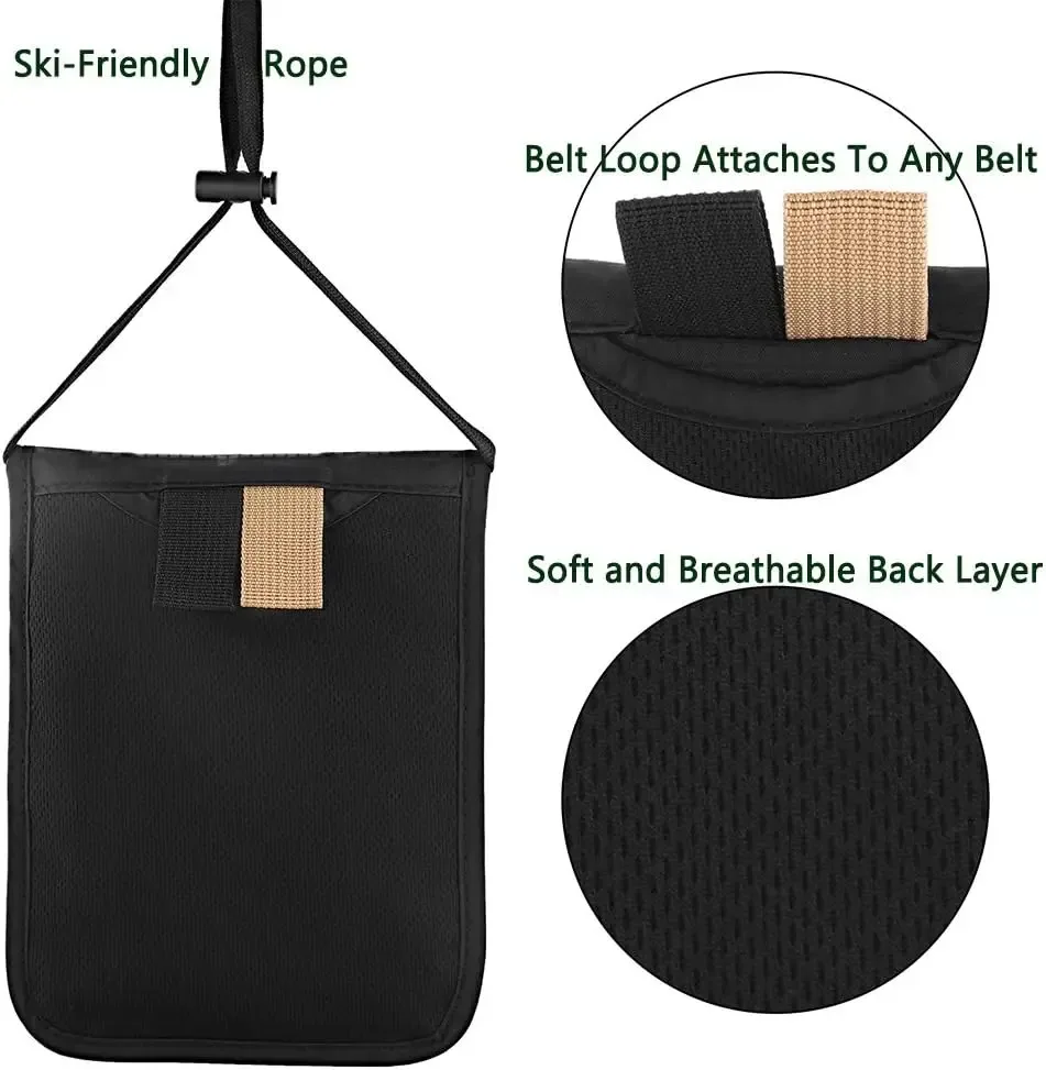 pochette de voyage portefeuille de cou porte-passeport familial étui organisateur avec blocage rfid portefeuille de passeport portefeuille de voyage