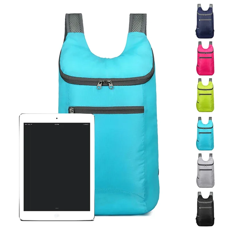 sac à dos pliable étanche pour hommes et femmes, sac de jour de voyage, sac de sport de loisirs, sac de camping portable, sac de randonnée, sac de plein air, grande capacité, unisexe