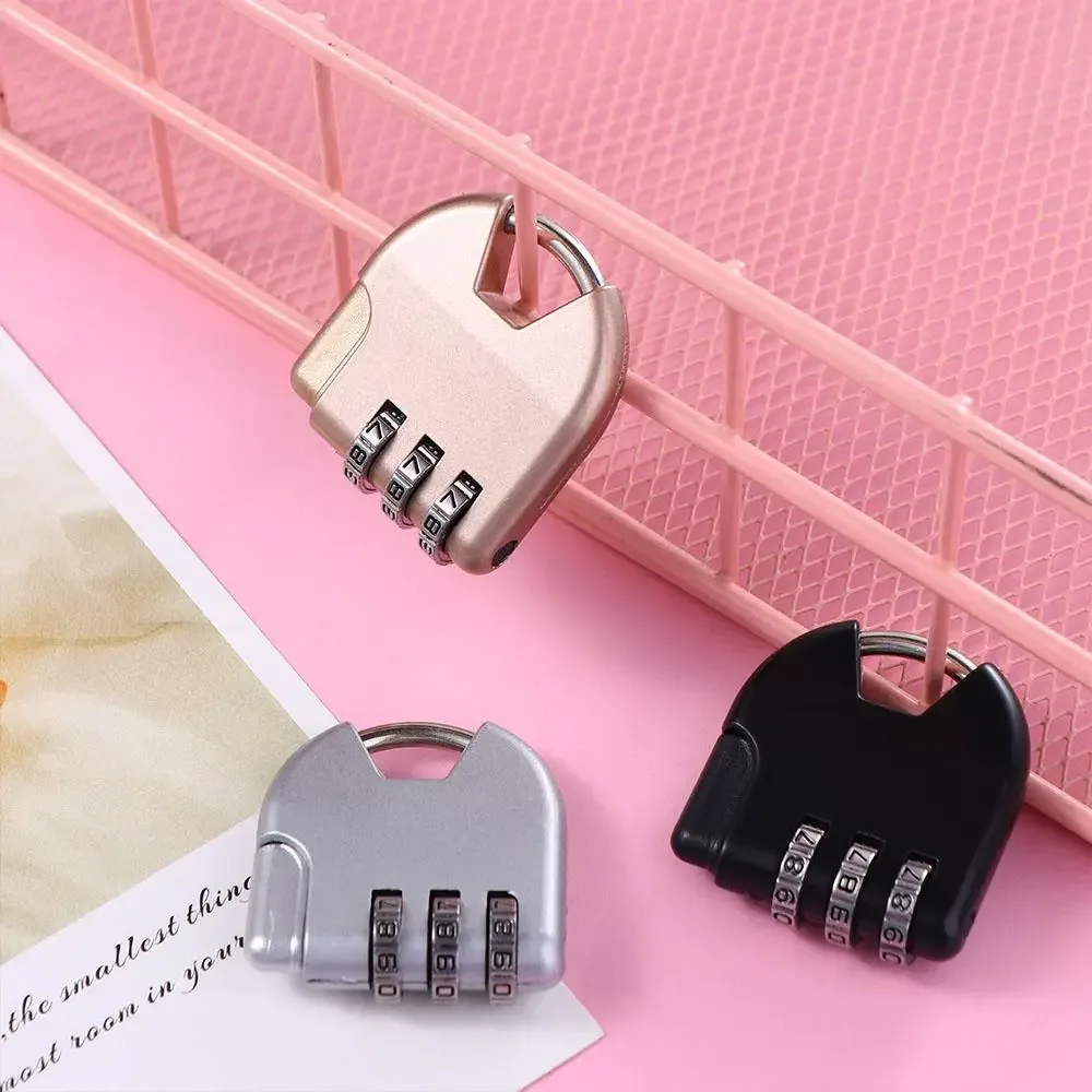 cadenas à combinaison en forme de cœur pour tiroir de gym, bagages et voyages, avec code douanier tsa