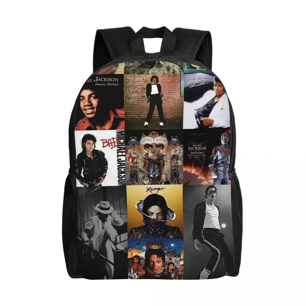 michael jackson sac à dos pour étudiants, sac d'école, sac à dos de randonnée, sac à dos de voyage pour hommes et femmes, sac à dos à la mode, sacs à bandoulière