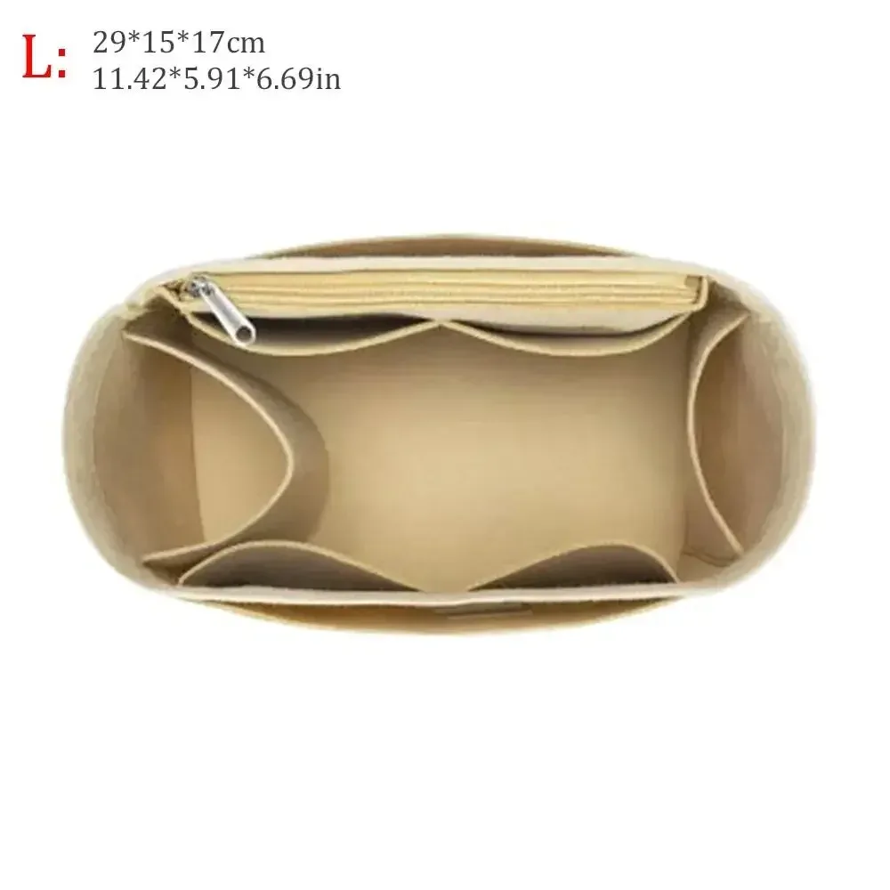 sac à main avec doublure en feutre, pochette de rangement, fourre-tout, sac de rangement interne avec poches, doublure en feutre anti-poussière pour sac longchamp